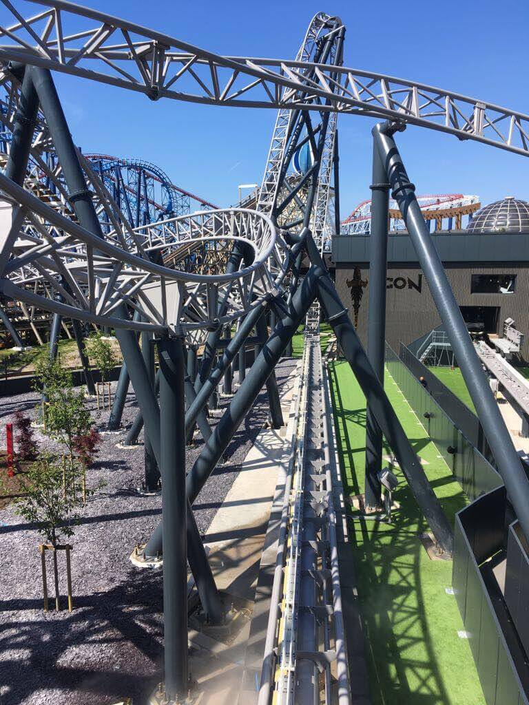 Blackpool Pleasure Beach s Icon rollercoaster open Mack Rides